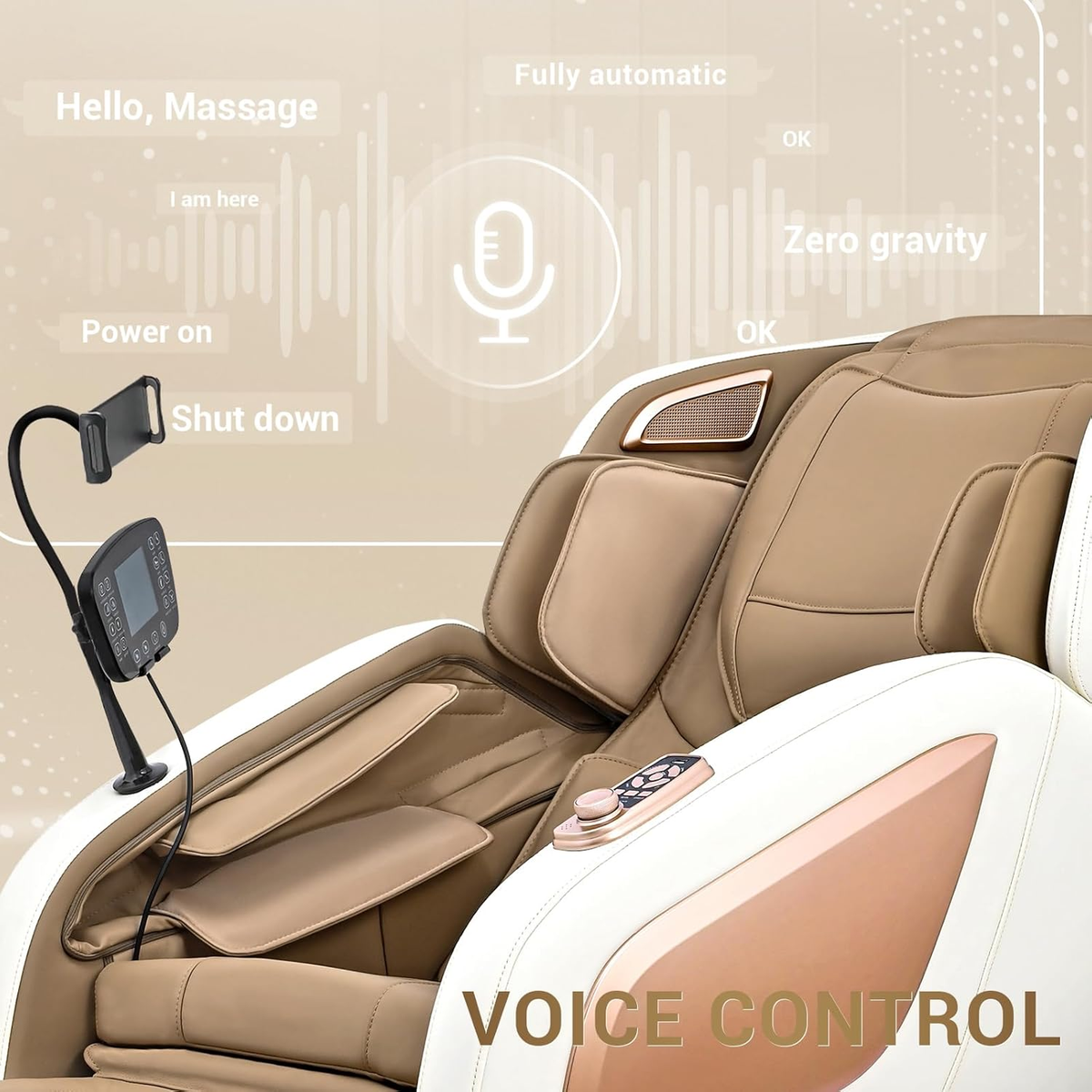 Full Body Zero Gravity Shiatsu Massage Chair with Heat & USB Charging