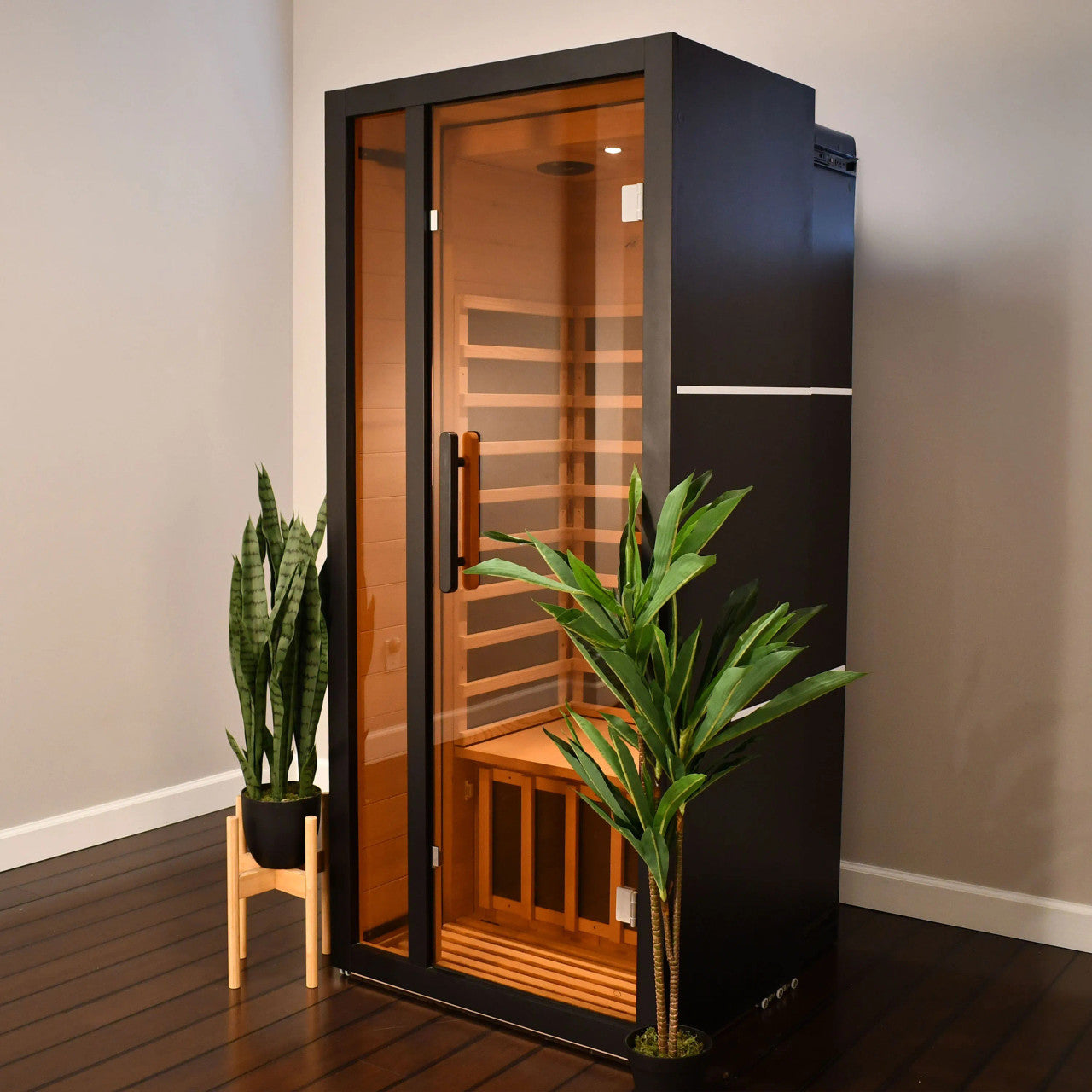 ALEKO Oasis 1-Person Indoor Far Infrared Sauna (Model SIR1OASBLK-AP)
