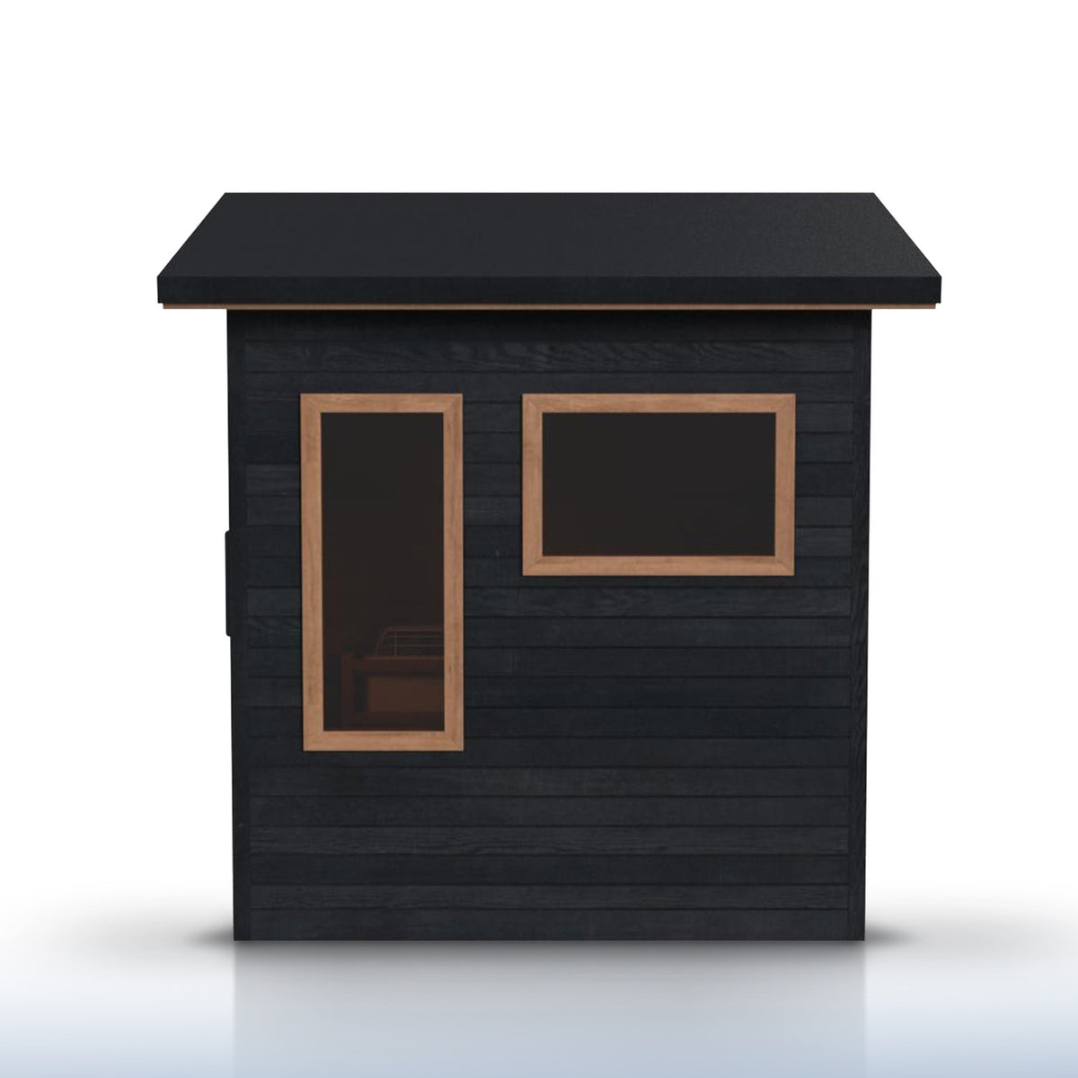ALEKO Selenia Outdoor Sauna – 4 Person Red Cedar Traditional Wet & Dry Sauna