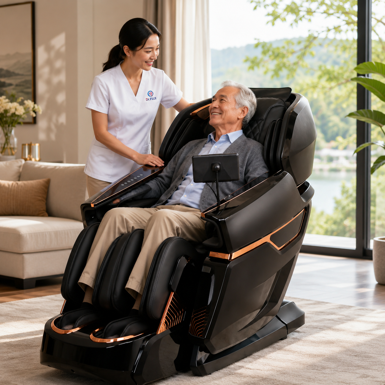 Dr. Fuji Luxury AI 4D Intelligent Medical Massage Chair (Model FJ-8500)