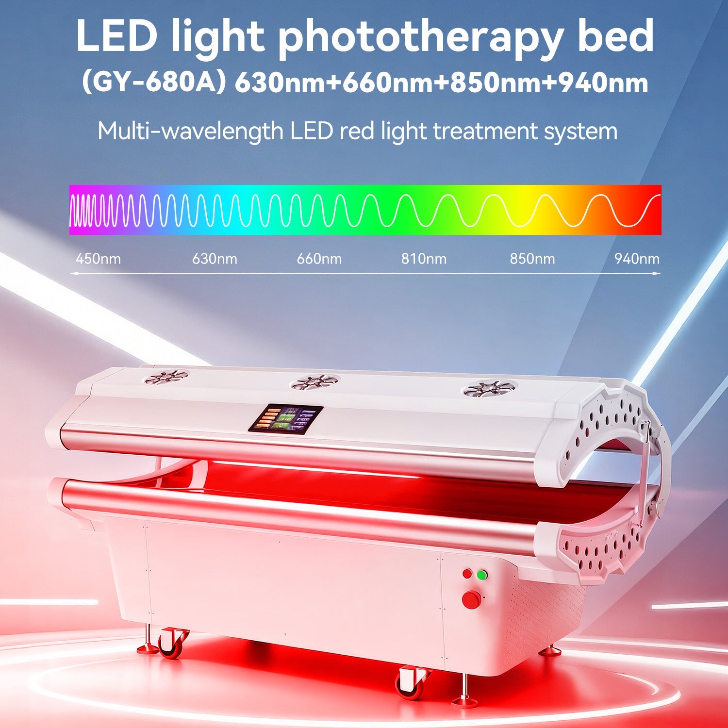Dr. Fuji FJ-20061 Full Body LED Red Light Therapy Bed