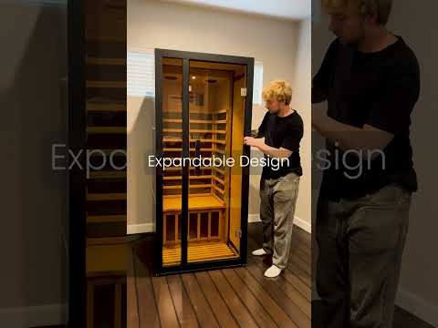 ALEKO Oasis 1-Person Indoor Far Infrared Sauna (Model SIR1OASBLK-AP)